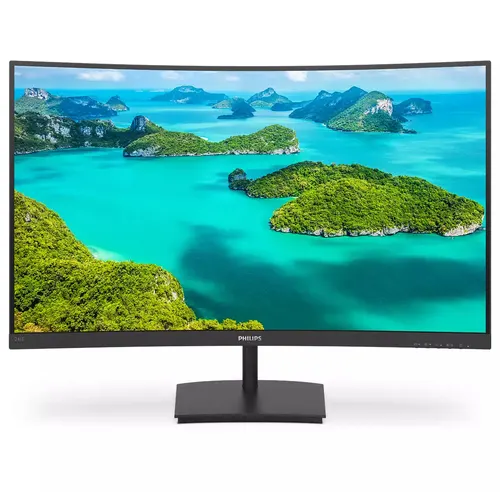 Philips E Line 241E1SC/00 monitor komputerowy 59,9 cm (23.6") 1920 x 1080 px Full HD LED Czarny