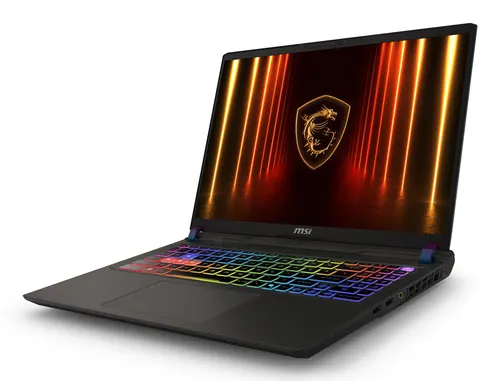 MSI Vector 16 HX AI A2XWHG-256PL Intel Core Ultra 7 255HX Laptop 40,6 cm (16") Quad HD+ 16 GB DDR5-SDRAM 1 TB SSD NVIDIA GeForce RTX 5070 Ti Wi-Fi 7 (802.11be) Windows 11 Home Szary