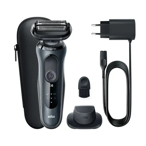 Braun Series 6 61-N1200s Golarka foliowa Przycinarka Czarny
