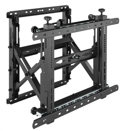 Equip 650352 uchwyt / stojak do monitorów 177,8 cm (70") Ściana Czarny