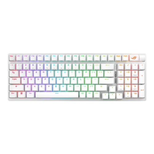 ASUS X901 SCOPE II 96 WL/WHT/NXSW/US/PBT klawiatura Gaming USB + RF Wireless + Bluetooth Biały