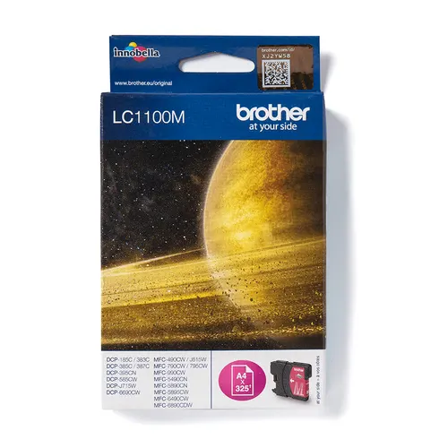Brother LC1100M nabój z tuszem 1 szt. Oryginalny Purpurowy