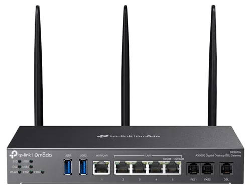 TP-Link Omada DR3220v-4G router bezprzewodowy Gigabit Ethernet Dual-band (2.4 GHz/5 GHz) Czarny