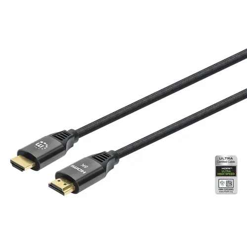 Manhattan 355957 kabel HDMI 3 m HDMI Typu A (Standard) Czarny