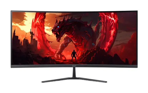 Acer ED340CUR X0 monitor komputerowy 86,4 cm (34") 3440 x 1440 px UltraWide Quad HD LCD Czarny