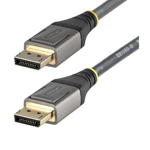 StarTech.com DP14VMM1F kabel DisplayPort 0,3 m Czarny, Szary