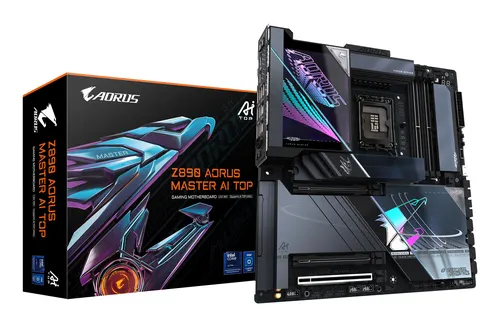 GIGABYTE Z890 AORUS MASTER AI TOP Intel Z890 LGA 1851 (Socket V1) Rozszerzone ATX