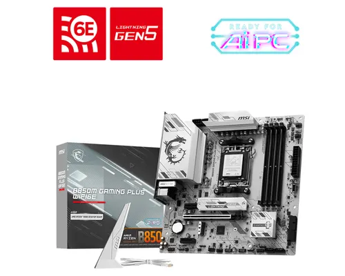 MSI B850M GAMING PLUS WIFI6E płyta główna AMD B850 Gniazdo AM5 micro ATX