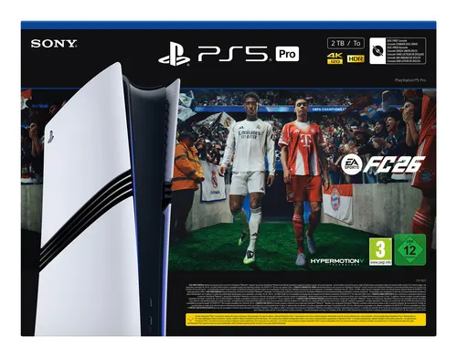 Sony Interactive Entertainment PlayStation 5 Pro + EA Sports FC 26 Bundle 2 TB Wi-Fi Czarny, Biały