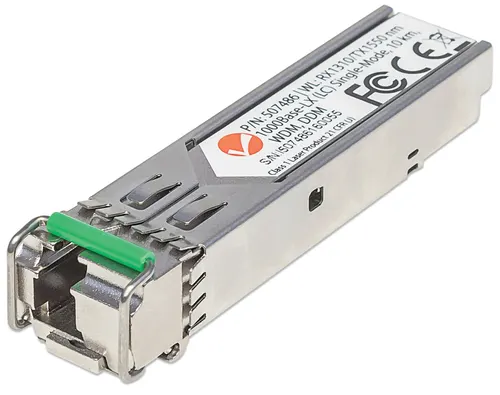 Intellinet 507486 moduł przekaźników sieciowych Swiatłowód 1000 Mbit/s SFP