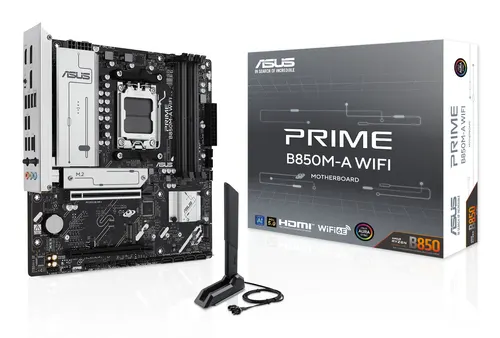 ASUS PRIME B850M-A WIFI AMD B850 Gniazdo AM5 micro ATX