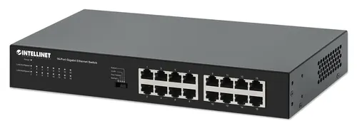Intellinet 561815 przełącznik sieciowy Gigabit Ethernet (10/100/1000) Czarny