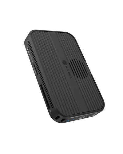 ICY BOX IB-DK4071M-CU31 USB 3.2 Gen 2 (3.1 Gen 1) Type-C Czarny