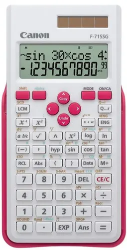 Canon F-715SG kalkulator Kieszeń Kalkulator naukowy Różowy, Biały