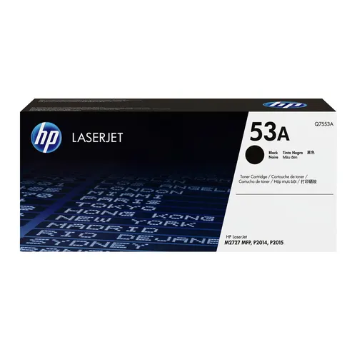 HP 53A oryginalny wkład z czarnym tonerem LaserJet