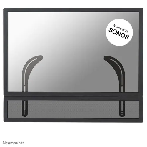 Neomounts NM-USP100BLACK montaż głośników Uchwyt TV Stal Czarny
