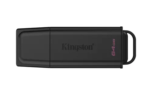 Kingston Technology DataTraveler 64GB Przenośny USB 3.2 Gen 1 Exodia Czarny