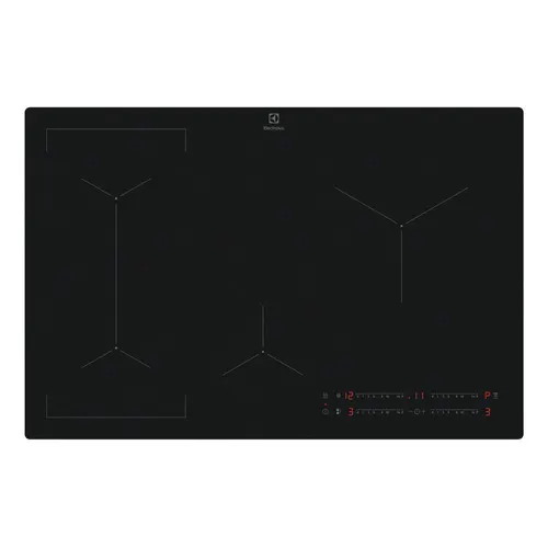 Electrolux EIV83443CT Czarny Wbudowany 80 cm Płyta indukcyjna strefowa 4 stref(y)