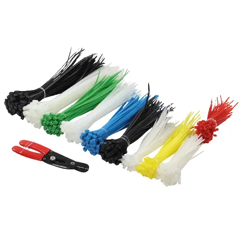 LogiLink KAB0019 opaska kablowa Nylon Czarny, Niebieski, Zielony, Czerwony, Biały