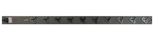 Vertiv EGXPAN102-103UKRPS6-IP44 rozdzielacz zasilania PDU 10 x gniazdo sieciowe Czarny
