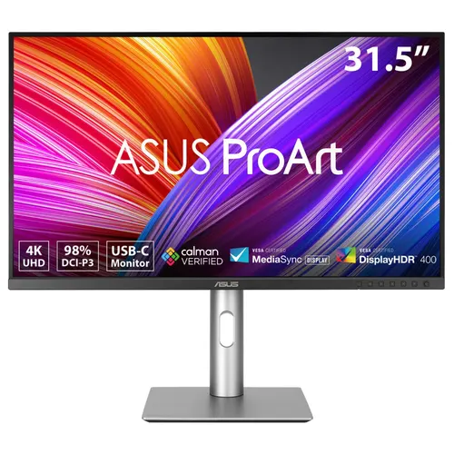 ASUS ProArt PA329CRV monitor komputerowy 80 cm (31.5") 3840 x 2160 px 4K Ultra HD LCD Czarny