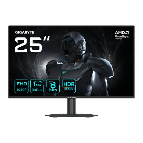 GIGABYTE G25F2A monitor komputerowy 62,2 cm (24.5") 1920 x 1080 px Full HD LED Czarny