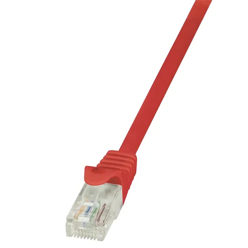LogiLink 7.5m, Cat6 kabel sieciowy Czerwony 7,5 m U/UTP (UTP)