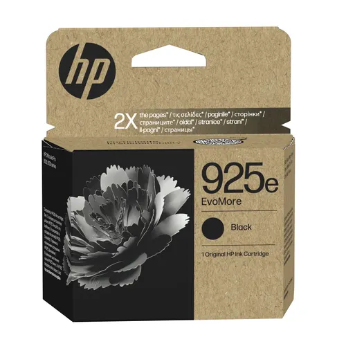 HP Oryginalny czarny tusz 925e EvoMore