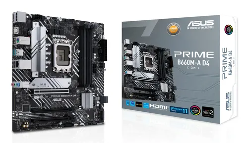 ASUS PRIME B660M-A D4-CSM Intel B660 LGA 1700 micro ATX