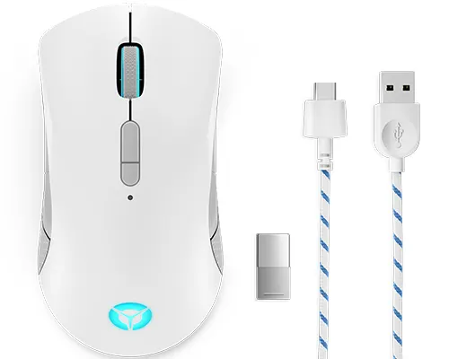 Lenovo Legion M600 Wireless Gaming myszka Oburęczny RF Wireless + Bluetooth + USB Type-A Optyczny 16000 DPI, szary (Stingray)