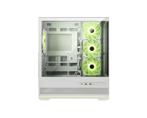 MSI MAG PANO 110R PZ WHITE zabezpieczenia & uchwyty komputerów Midi Tower Biały