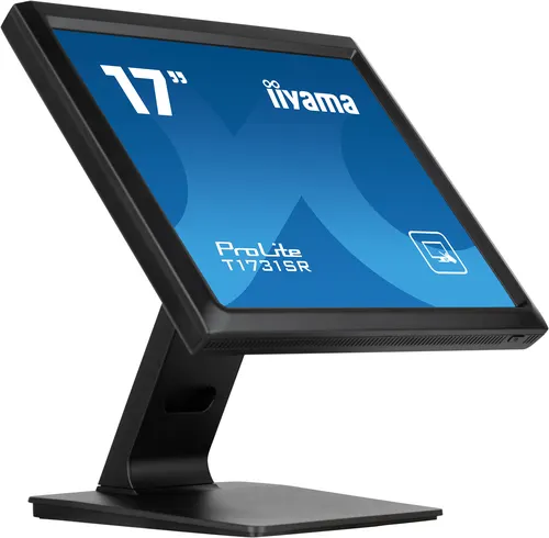 iiyama ProLite T1731SR-B1S monitor komputerowy 43,2 cm (17") 1280 x 1024 px SXGA LCD Ekran dotykowy Czarny