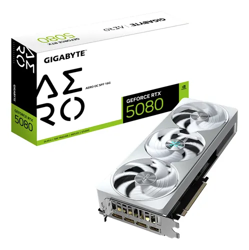 GIGABYTE GeForce RTX 5080 AERO OC SFF 16G NVIDIA 16 GB GDDR7