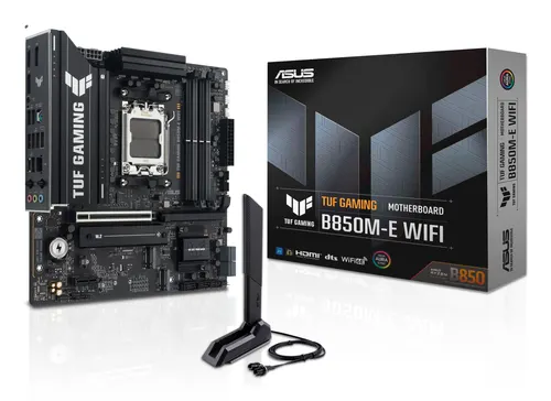 ASUS TUF GAMING B850M-E WIFI AMD B850 Gniazdo AM5 micro ATX