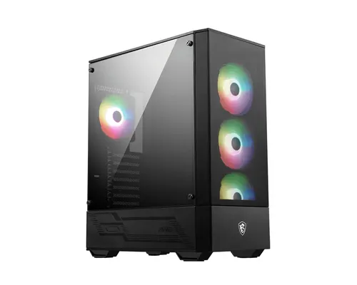 MSI MAG Forge 112R Midi Tower Czarny, Przezroczysty