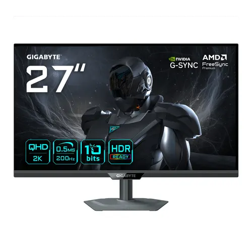 GIGABYTE G27Q20 monitor komputerowy 68,6 cm (27") 2560 x 1440 px Quad HD LED Czarny