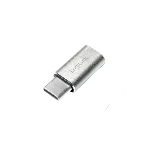 LogiLink USB3.1-C/Micro USB2.0 Srebrny