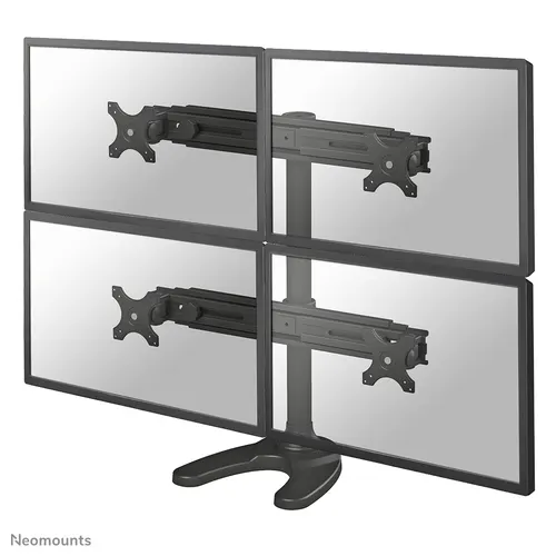 Neomounts FPMA-D700DD4 uchwyt / stojak do monitorów 76,2 cm (30") Biurko Czarny