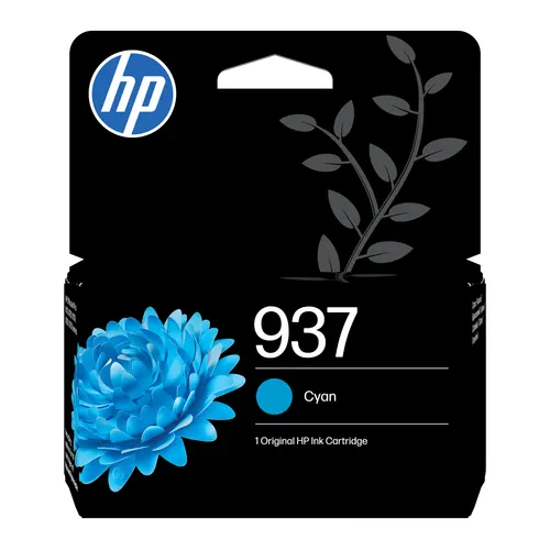 HP Oryginalny wkład z błękitnym atramentem 937 (4S6W2NE)