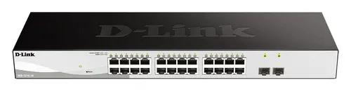 D-Link DGS-1210-26 przełącznik sieciowy Zarządzany L2 Gigabit Ethernet (10/100/1000) 1U Czarny, Szary