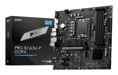 MSI PRO B760M-P DDR4 płyta główna Intel B760 LGA 1700 micro ATX
