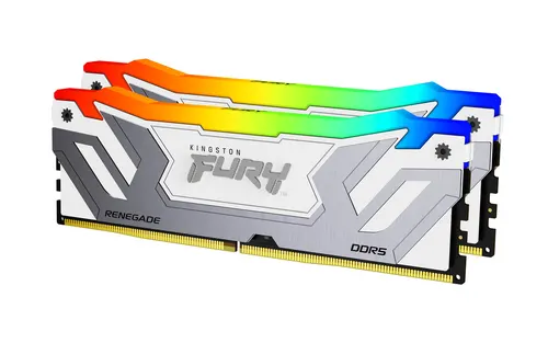 Kingston Technology FURY 48GB 8400MT/s DDR5 CL40 CUDIMM (zestaw 2 modułów) Renegade RGB White XMP