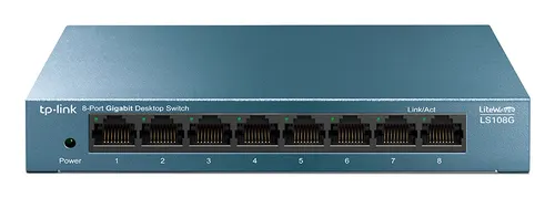 TP-Link LS108G przełącznik sieciowy Nie zarządzany Gigabit Ethernet (10/100/1000) Niebieski