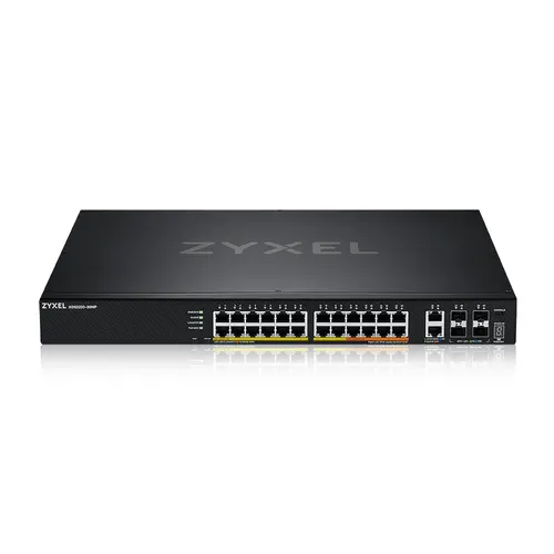 Zyxel XGS2220-30HP Zarządzany L3 Gigabit Ethernet (10/100/1000) Obsługa PoE Czarny