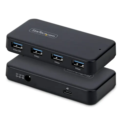 StarTech.com ST4300USB3V2-UE huby i koncentratory USB 3.2 Gen 1 (3.1 Gen 1) Type-C 5000 Mbit/s Czarny