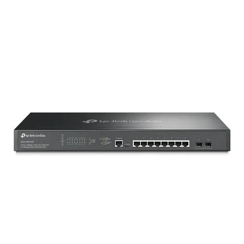 TP-Link Omada SG3210XHP-M2 przełącznik sieciowy Zarządzany L2+ 2.5G Ethernet (100/1000/2500) Obsługa PoE 1U Czarny