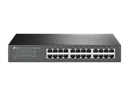 TP-Link TL-SG1024D przełącznik sieciowy Nie zarządzany Gigabit Ethernet (10/100/1000) Szary