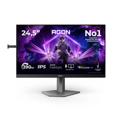 AOC AGON PRO AG256FS monitor komputerowy 62,2 cm (24.5") 1920 x 1080 px Full HD LCD Czarny