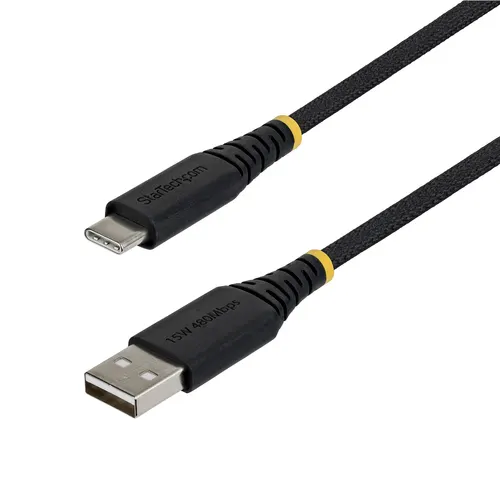 StarTech.com USB2AC30CMBR kabel USB USB 2.0 0,3 m USB A USB C 0,48 Gbit/s 15 W Czarny