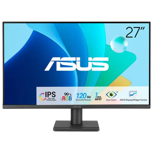ASUS VA279HG monitor komputerowy 68,6 cm (27") 1920 x 1080 px Full HD LCD Czarny